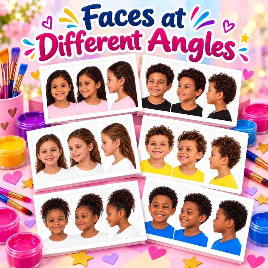 Faces at Different Angles